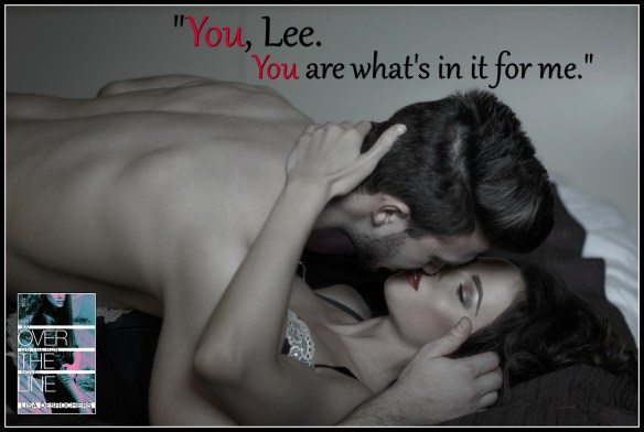 Passionate couple kissing in bed at night