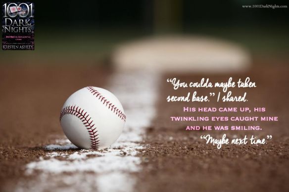 Baseball on the Infield Chalk Line with the Base in the distance